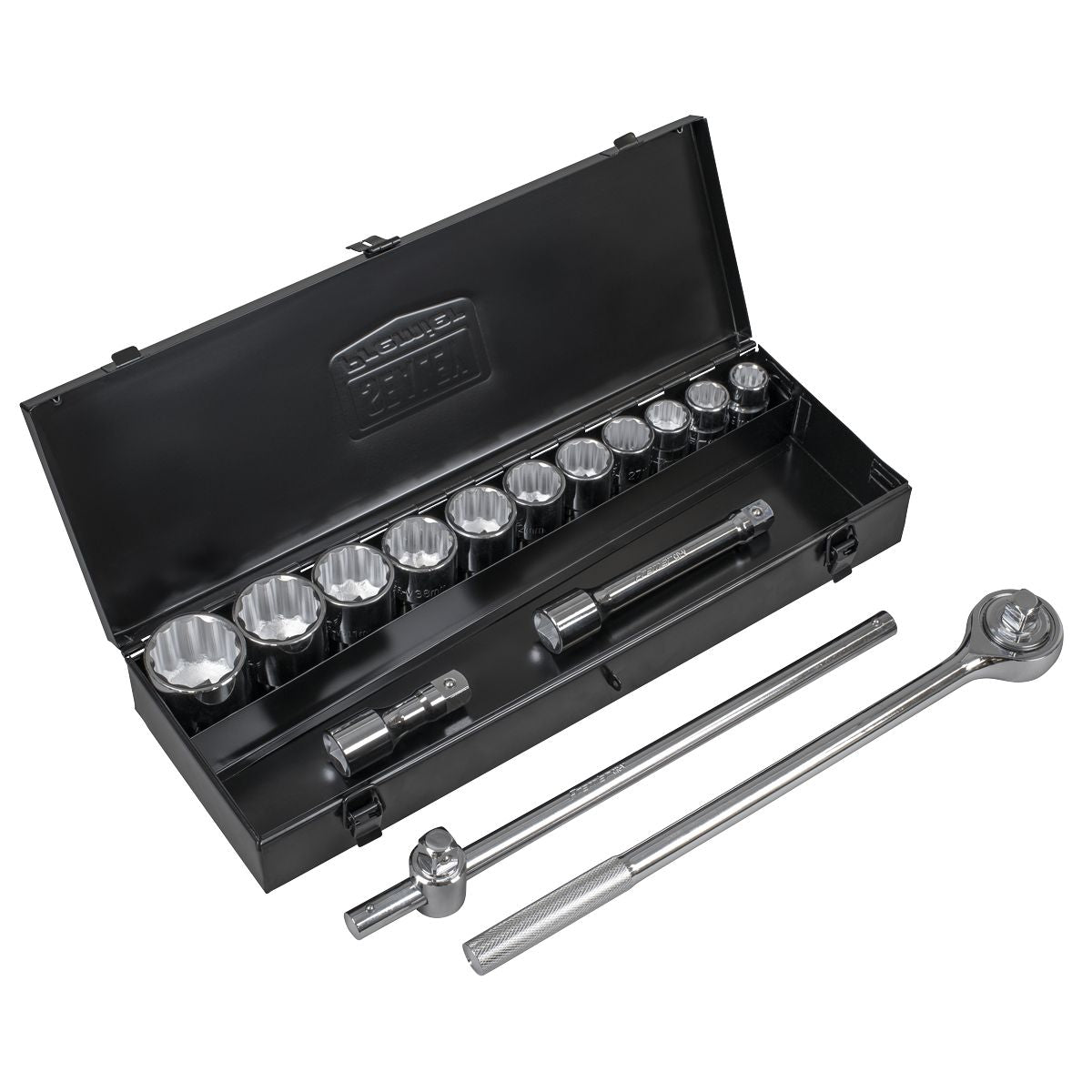 Sealey Premier Socket Set 3/4"Sq Drive 12-Point 15pc