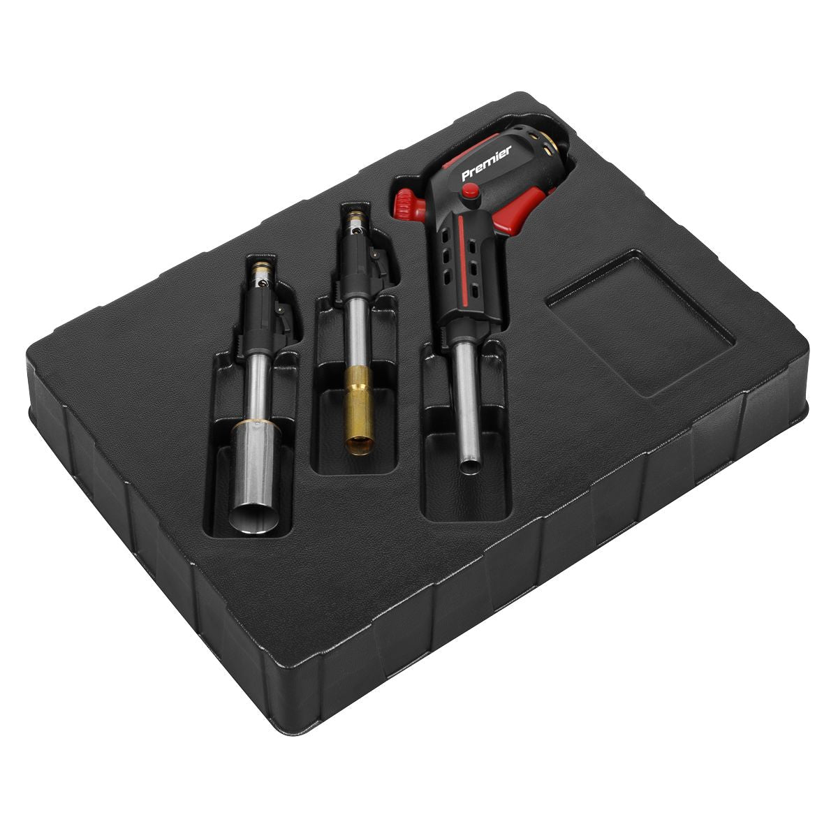 Sealey Premier Interchangeable Propane Torch Set 3-In-1 - Image 1
