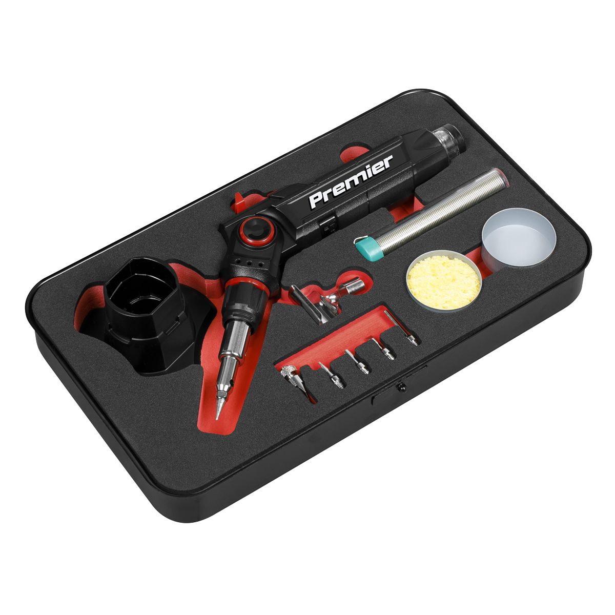 Sealey Premier Butane Indexing Soldering Iron Kit 3-in-1 - Image 6