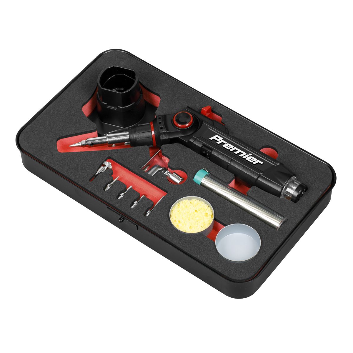 Sealey Premier Butane Indexing Soldering Iron Kit 3-in-1 - Image 7