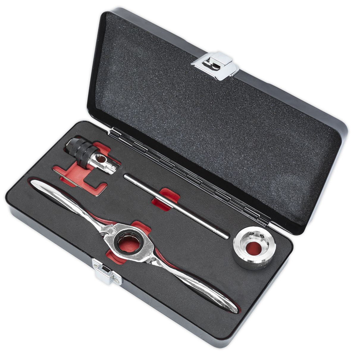 Sealey Metric Bi-Directional Ratchet Tap & Die Holder Set 5pc - Image 2