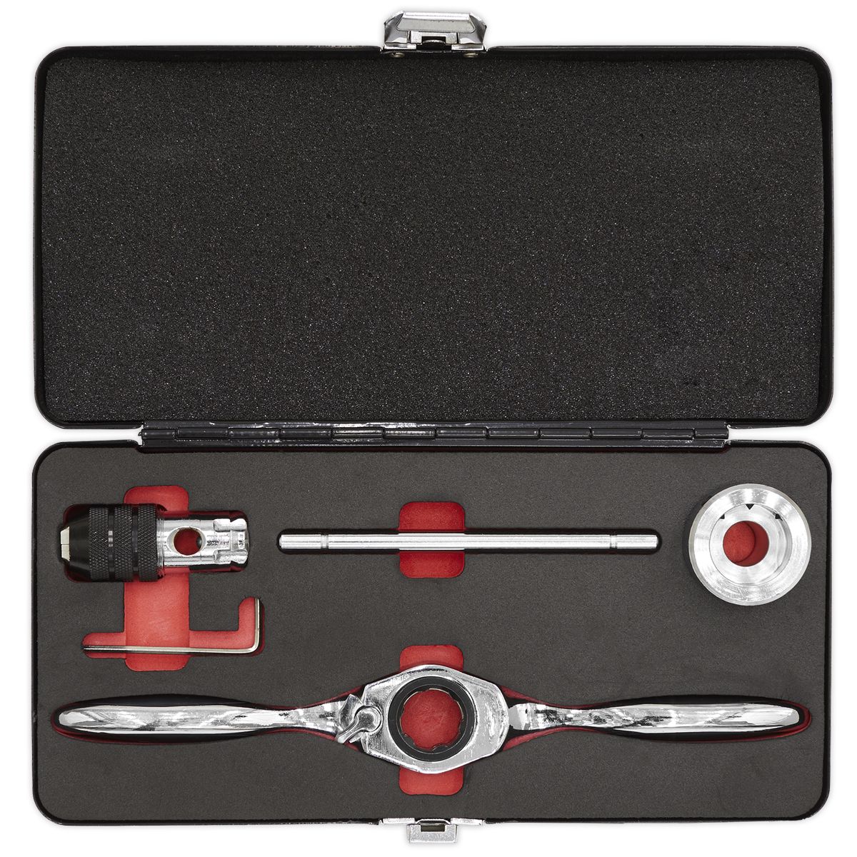 Sealey Metric Bi-Directional Ratchet Tap & Die Holder Set 5pc - Image 3