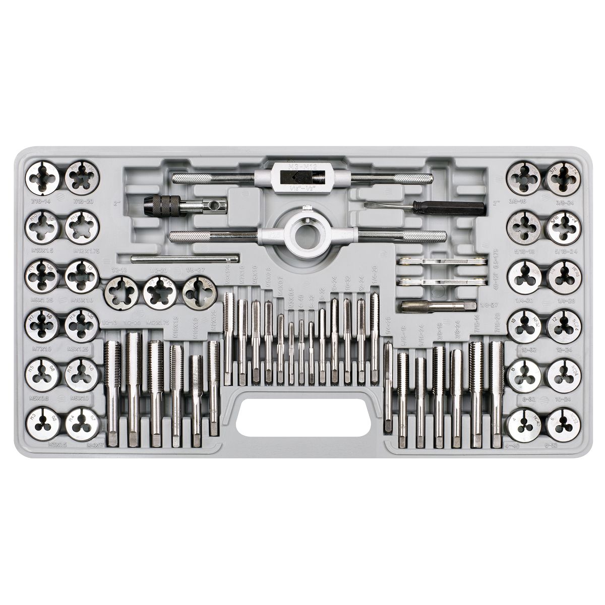 Sealey Metric/Imperial Tap & Die Set 60pc - Image 4