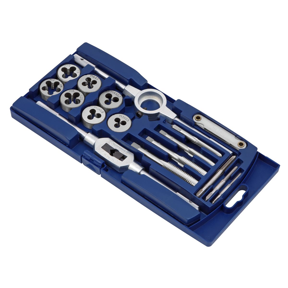 Sealey Metric Tap & Die Set 17pc - Image 5