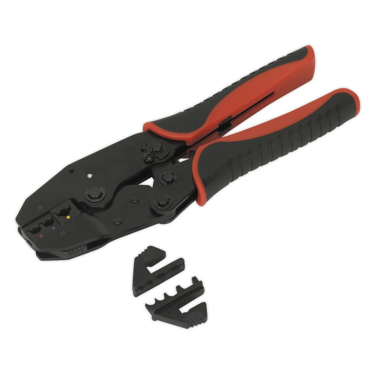 Sealey Ratchet Crimping Tool Interchangeable Jaws - Image 1