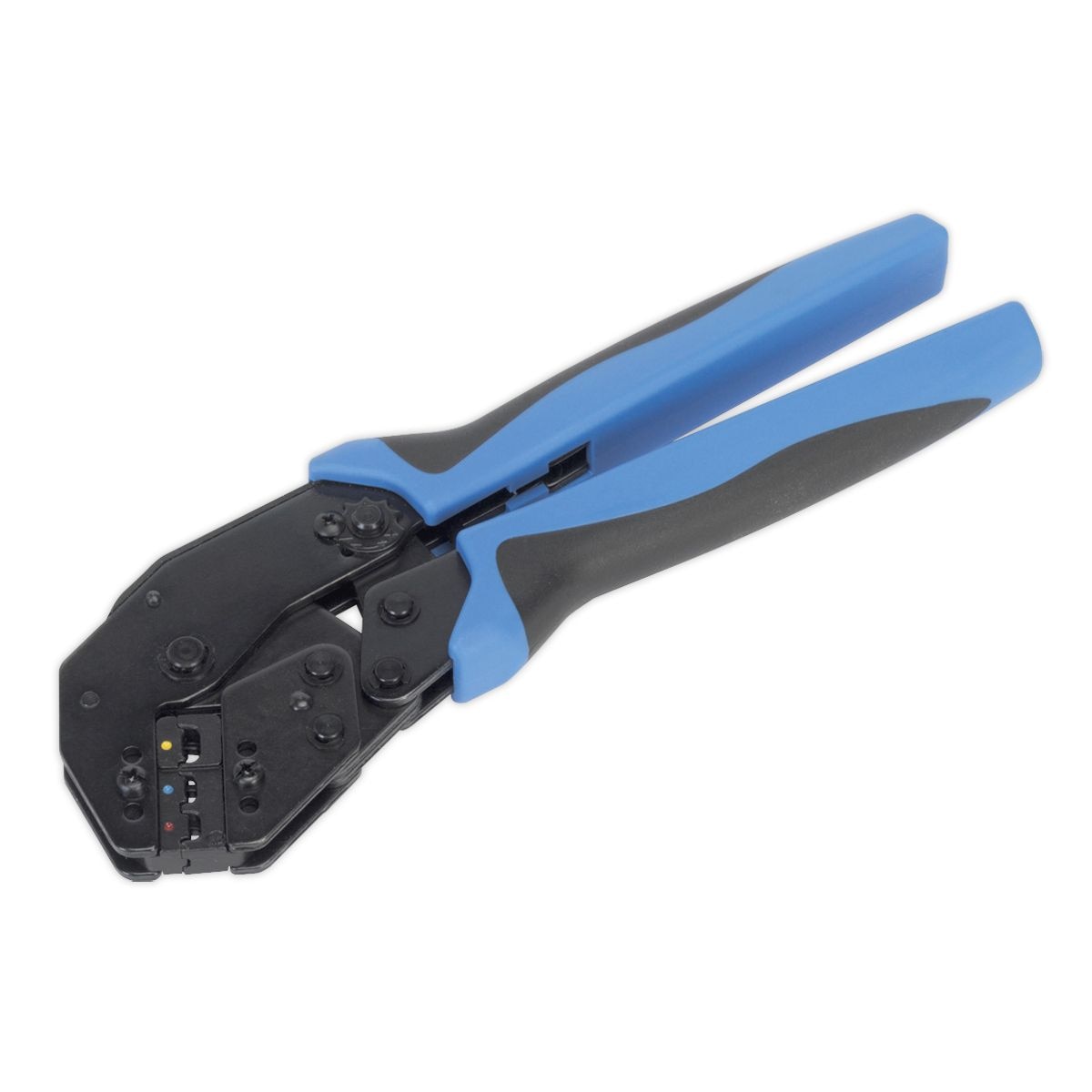 Sealey Angled Head Ratchet Crimping Tool Insulated Terminals - Image 1