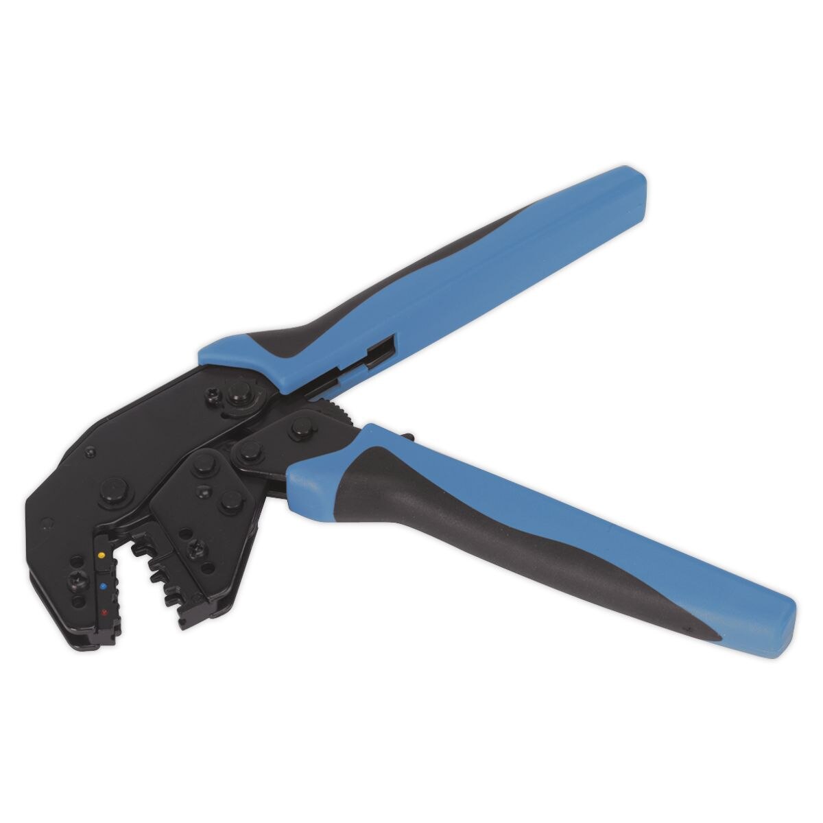 Sealey Angled Head Ratchet Crimping Tool Insulated Terminals - Image 2