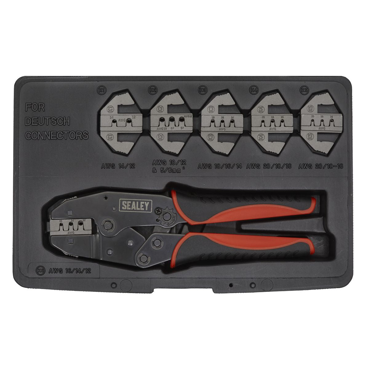 Sealey Deutsch Connector Plier Set 7pc - Image 2