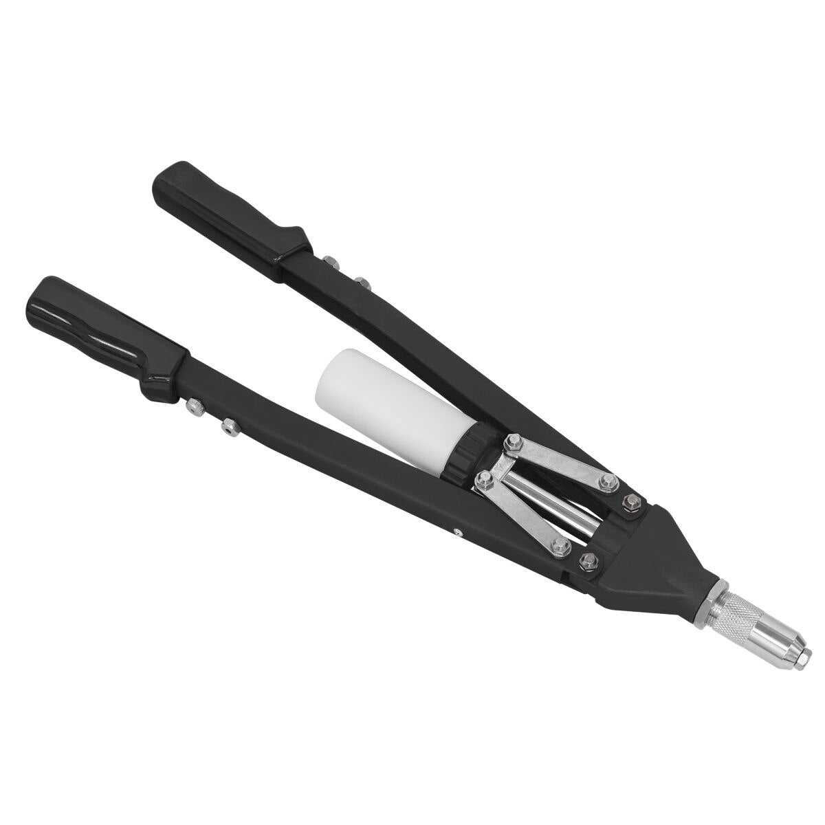 Sealey Heavy-Duty Long-Arm Riveter with Collection Bowl - Image 2