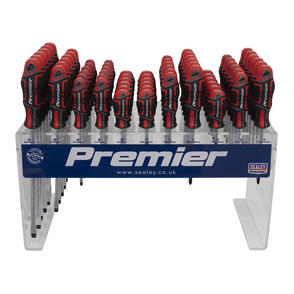 Sealey Premier GripMAX Individual Screwdrivers Countertop Display 66pc - Image 2