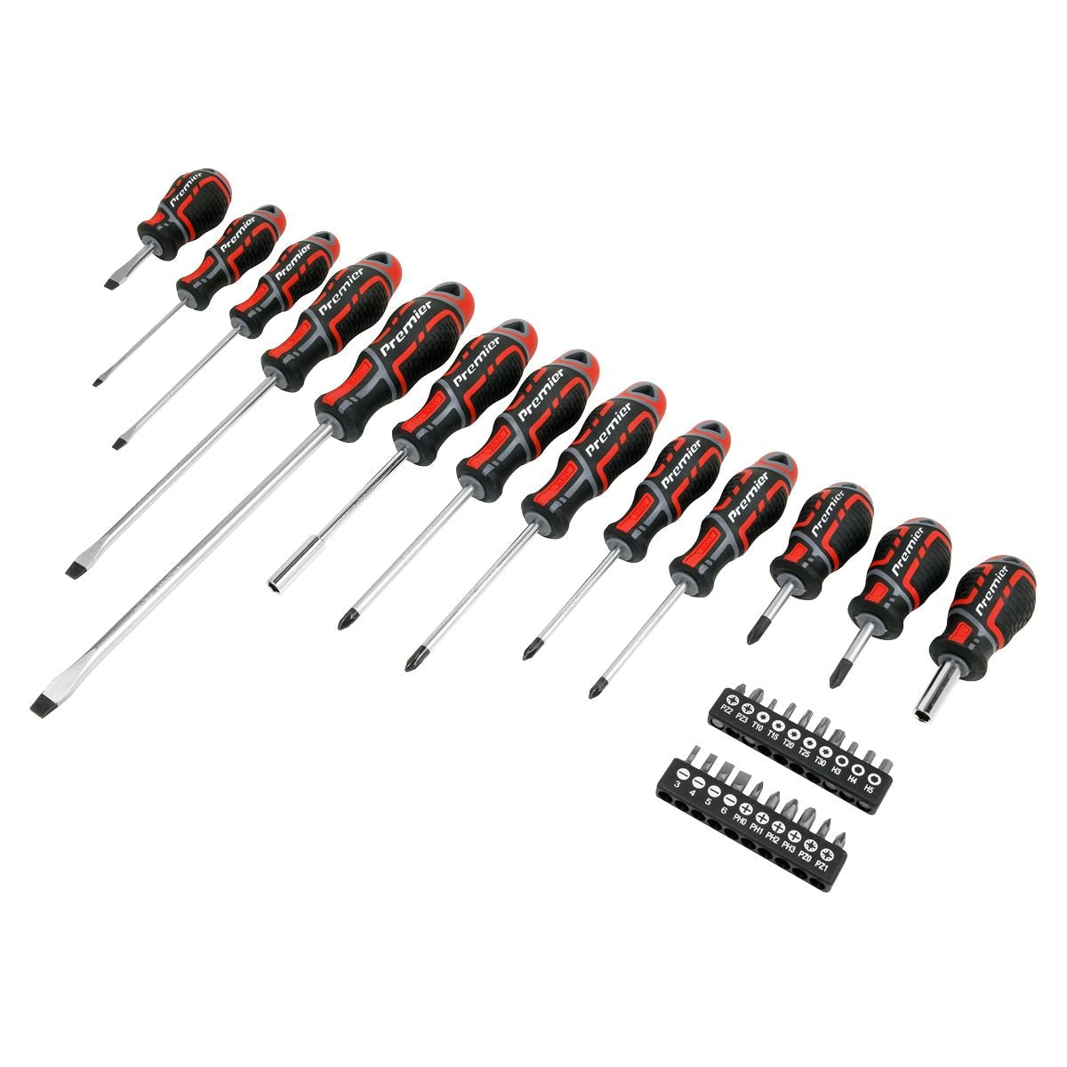 Sealey Premier GripMAX Screwdriver & Bit Set 33pc - Image 1