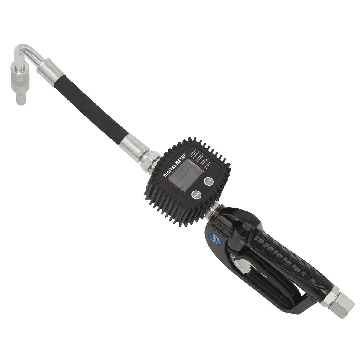 Sealey Oil Hose End Gun with Digital Meter - Image 1