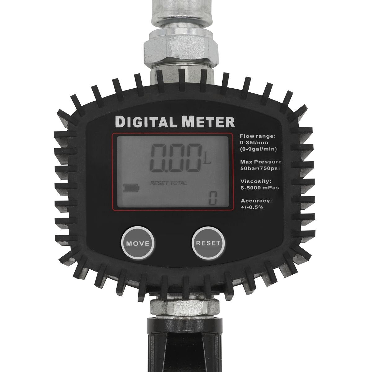 Sealey Oil Hose End Gun with Digital Meter - Image 3