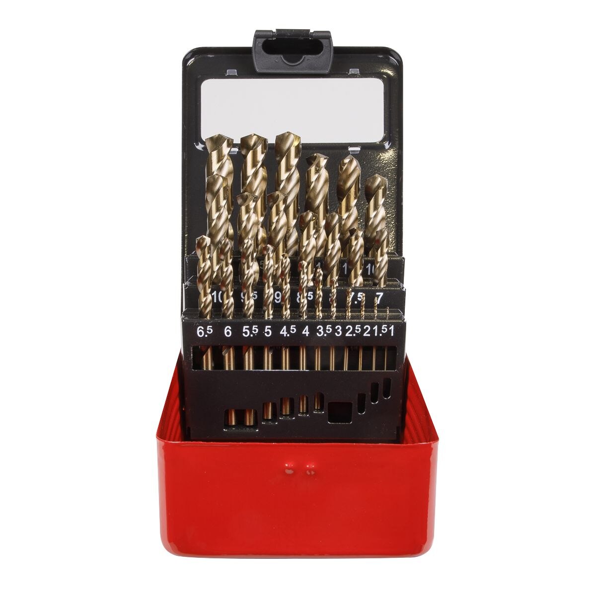 Sealey HSS Cobalt Fully Ground Drill Bit Set 25pc - Image 2