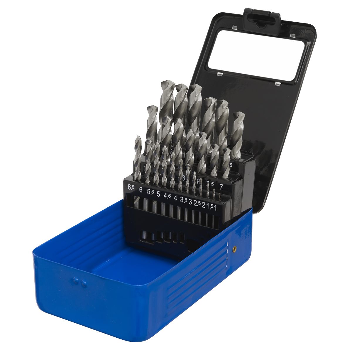 Sealey HSS Fully Ground Drill Bit Set 25pc - Image 2