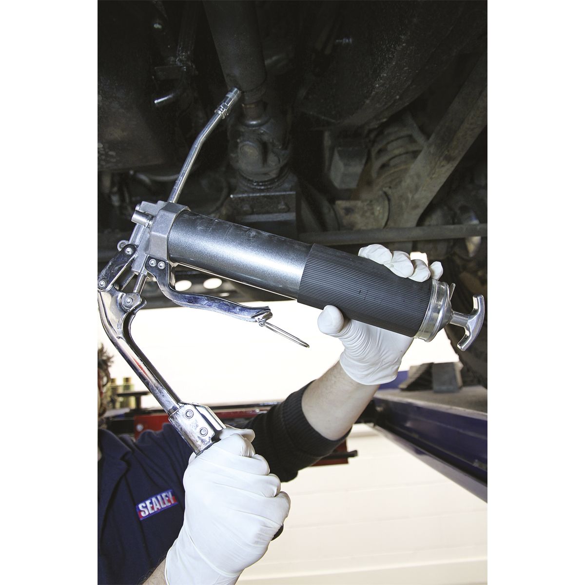 Sealey Heavy-Duty 3-Way Fill 2-Way Operating Grease Gun - Image 3