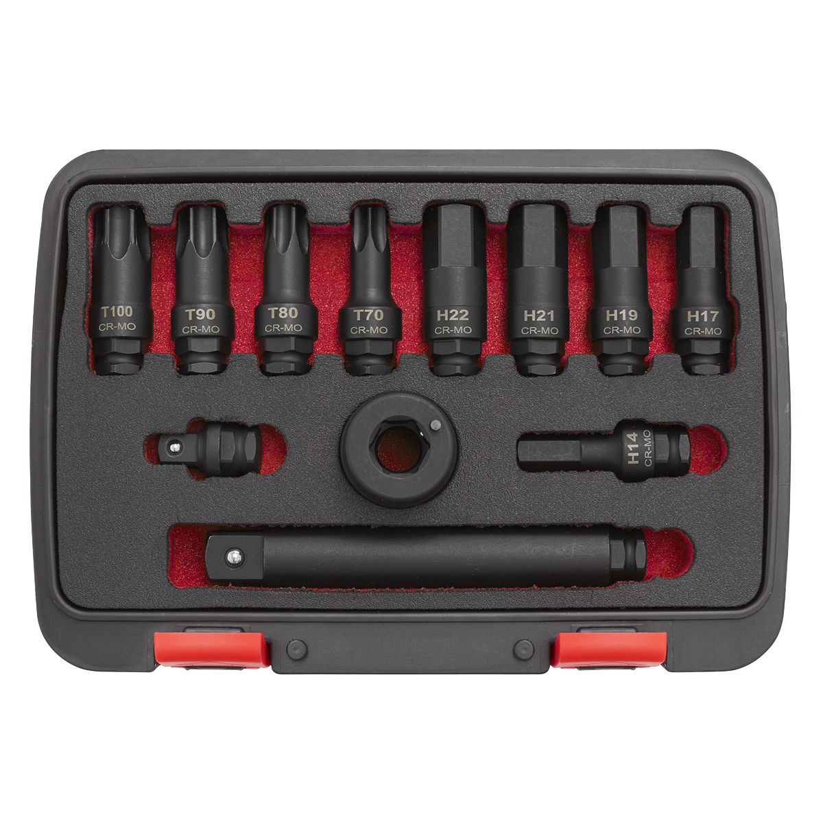 Sealey Premier Impact Socket Bit & Accessories Set 3/4"Sq Drive 12pc - Image 4