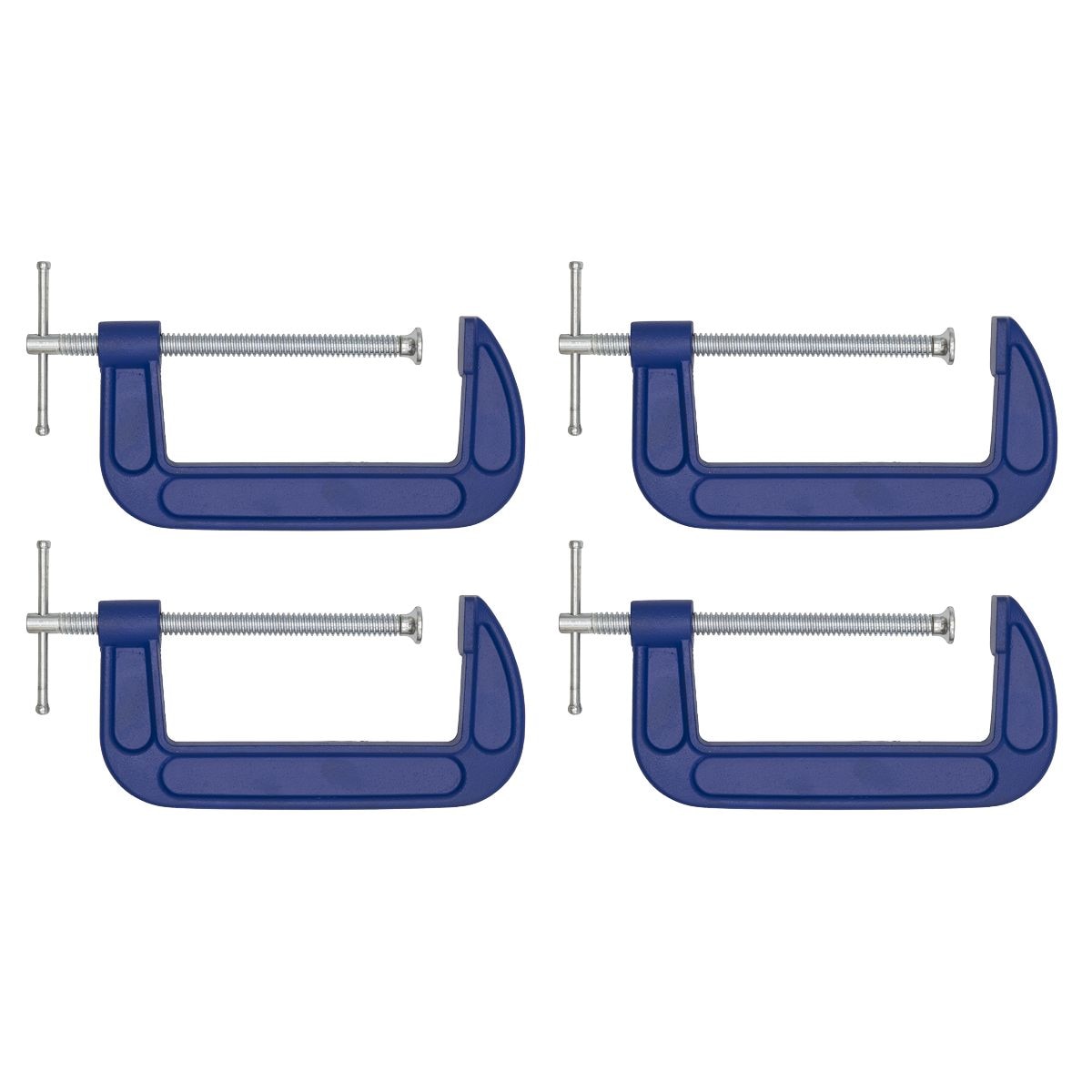 Sealey G-Clamp 150mm 4pc - Image 1