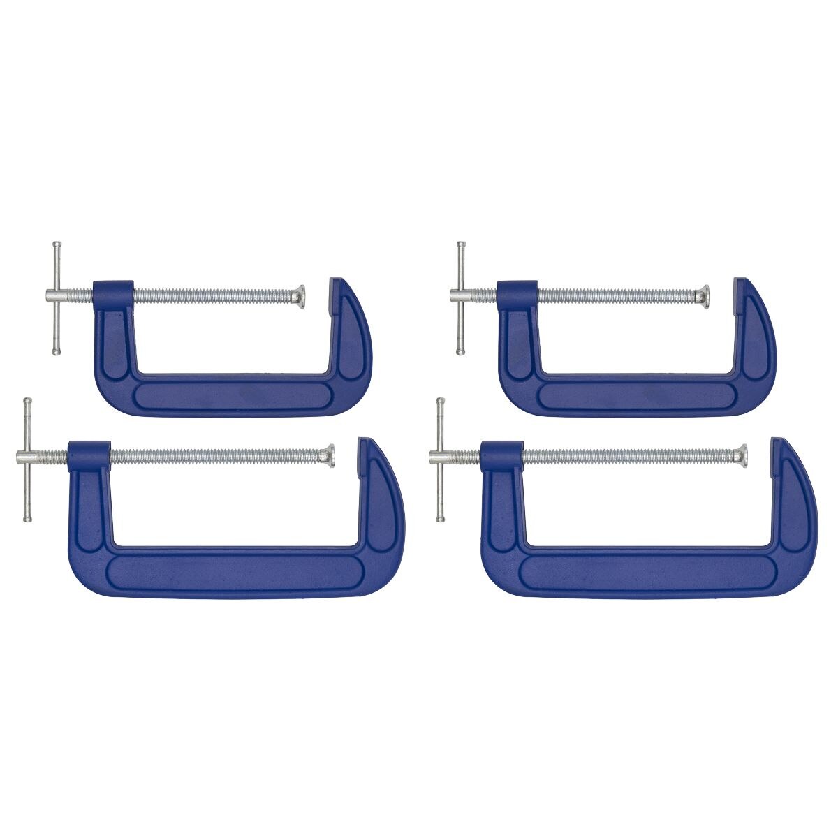 Sealey G-Clamp Set 150mm & 200mm 4pc - Image 2
