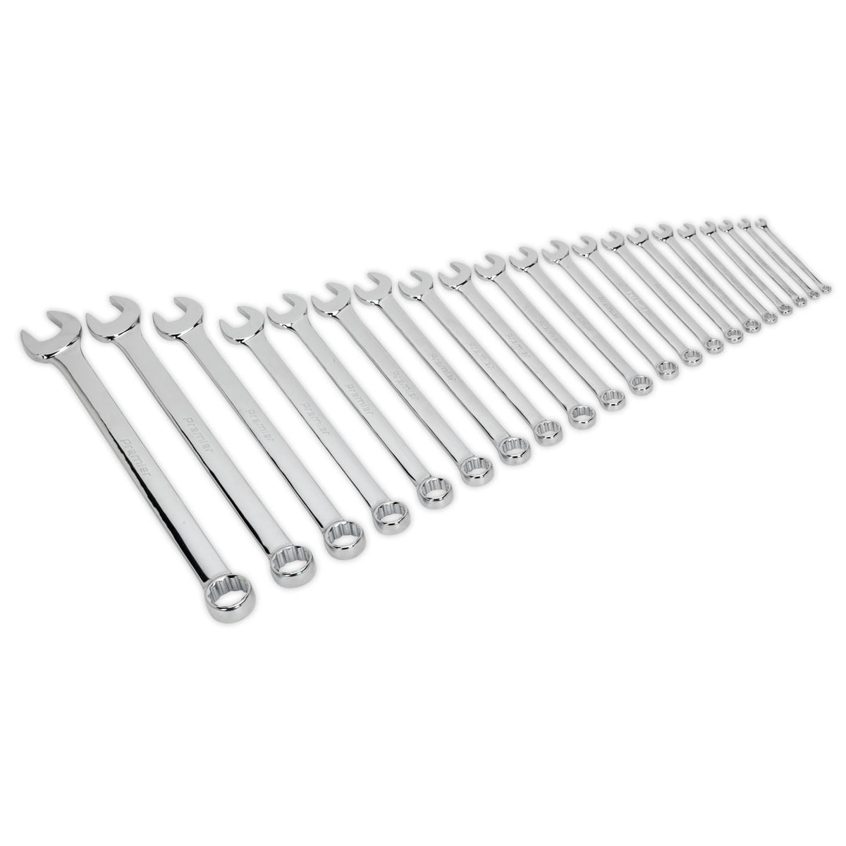 Sealey Premier Jumbo Combination Spanner Set 21pc - Image 1