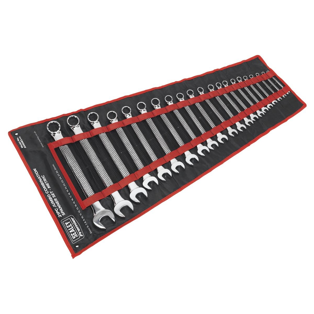 Sealey Premier Jumbo Combination Spanner Set 21pc - Image 2