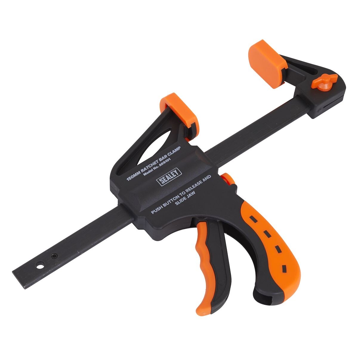Sealey Ratchet Bar Clamp Set 150mm 4pc - Image 2