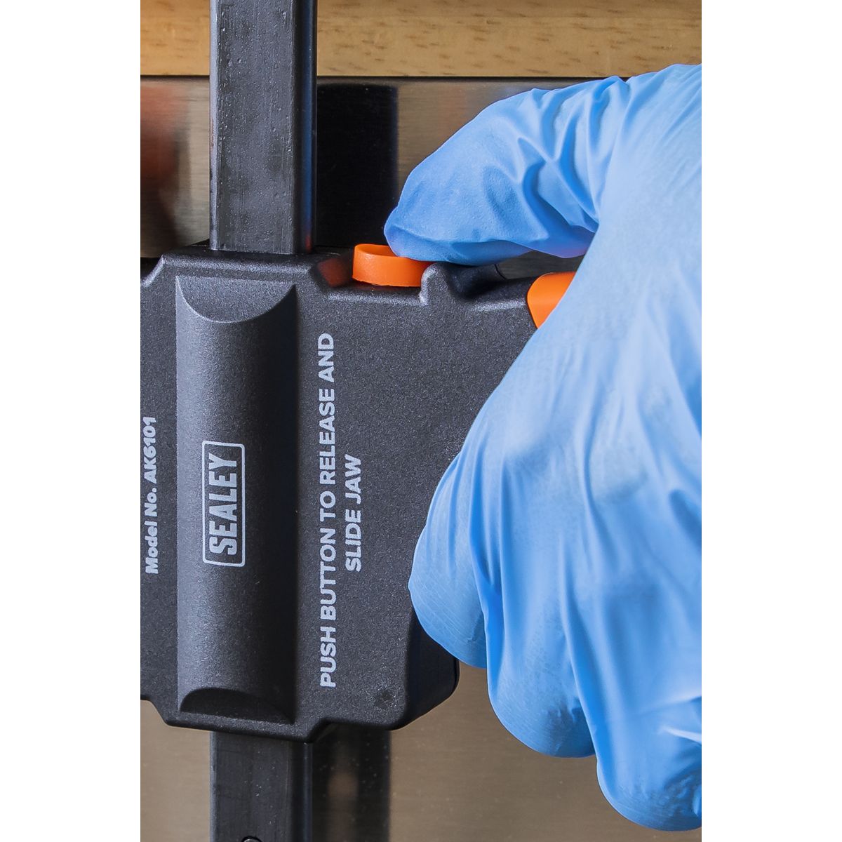 Sealey Ratchet Bar Clamp Set 150mm 4pc - Image 8