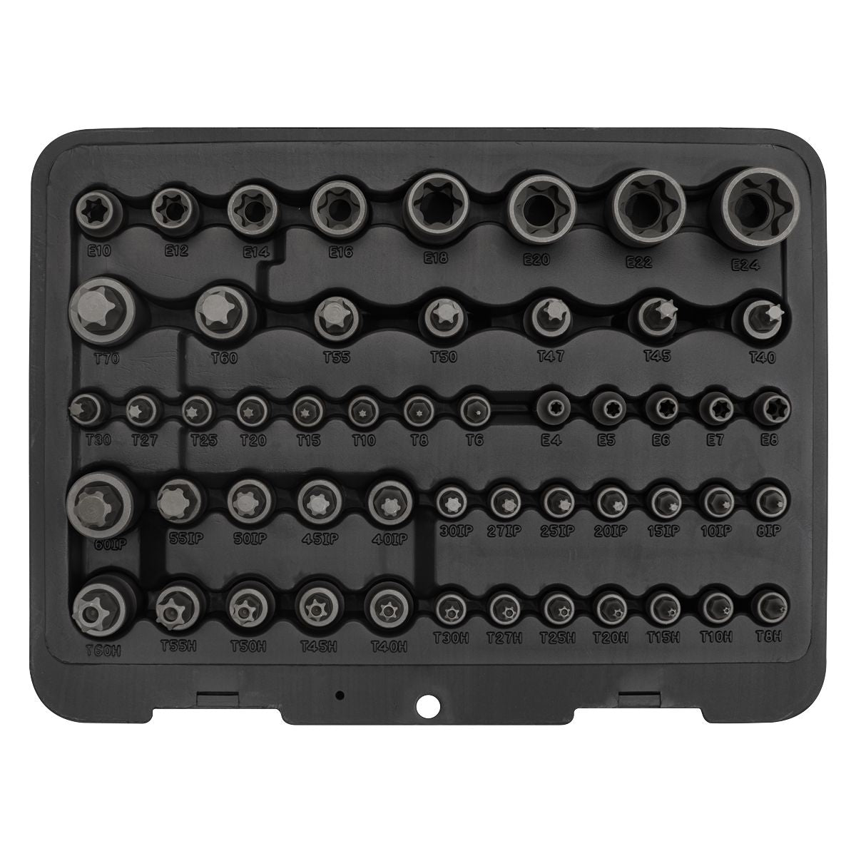 Sealey Premier TRX-Star* Master Socket Set 52pc 1/4", 3/8" & 1/2"Sq Drive 52pc - Image 3