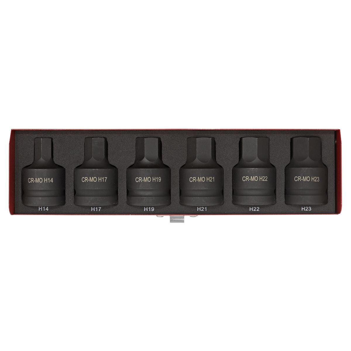 Sealey Premier Hex Impact Socket Bit Set 3/4"Sq Drive 6pc - Image 4