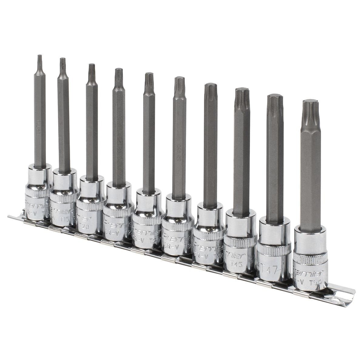 Sealey Premier TRX-Star* Socket Bit Set 3/8"Sq Drive 95mm 10pc - Image 3