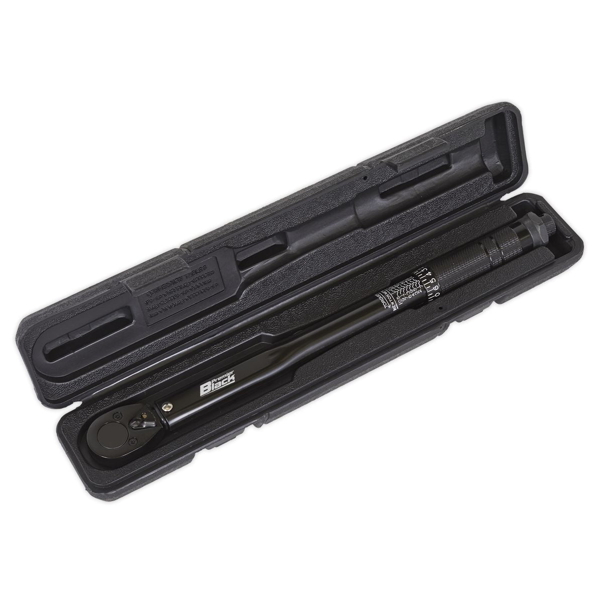 Sealey Premier Black Calibrated Micrometer Torque Wrench 3/8"Sq Drive - Image 2
