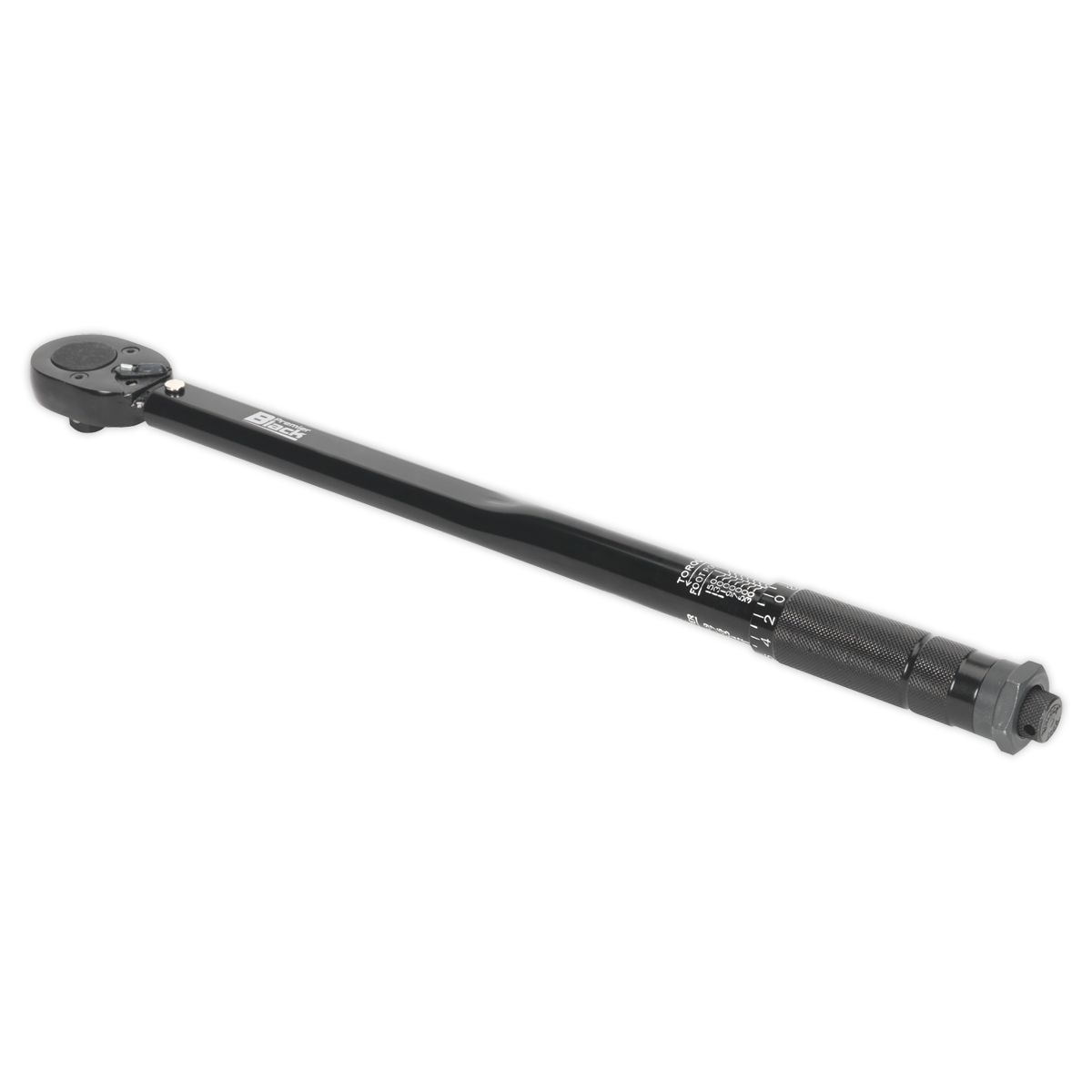 Sealey Premier Black Calibrated Micrometer Torque Wrench 1/2"Sq Drive - Image 1