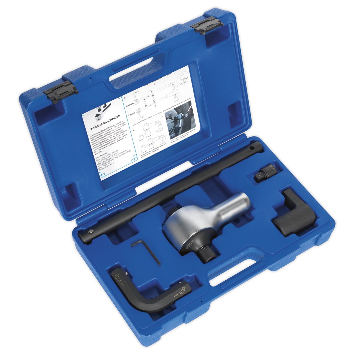Sealey Premier Torque Multiplier Set 1/2"-3/4"Sq Drive 7pc - Image 1
