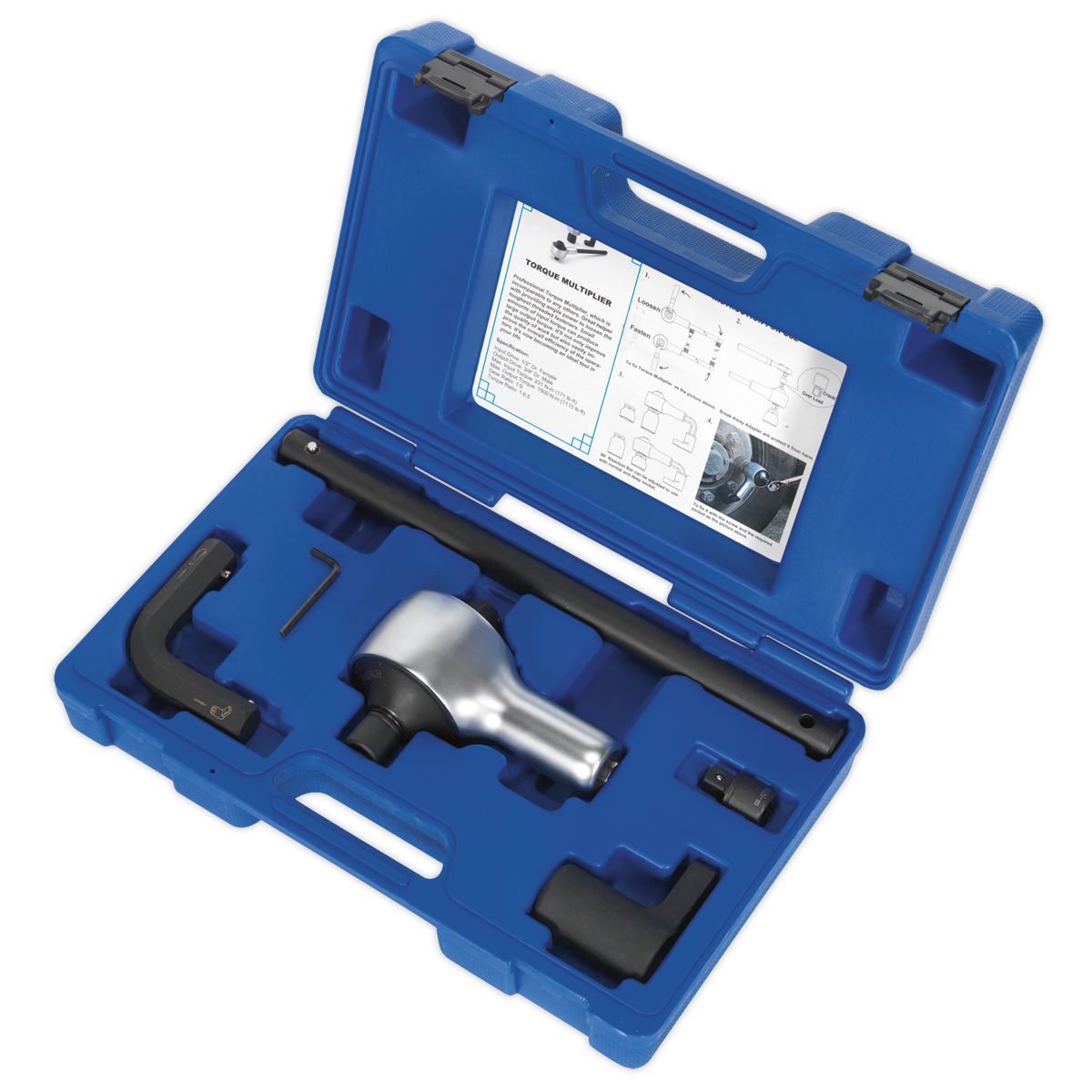 Sealey Premier Torque Multiplier Set 1/2"-3/4"Sq Drive 7pc - Image 2