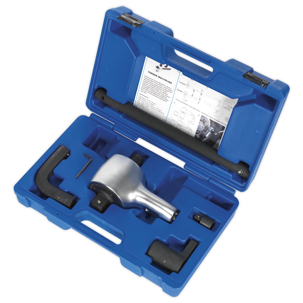 Sealey Premier Torque Multiplier Set 1/2"-1"Sq Drive 7pc - Image 4