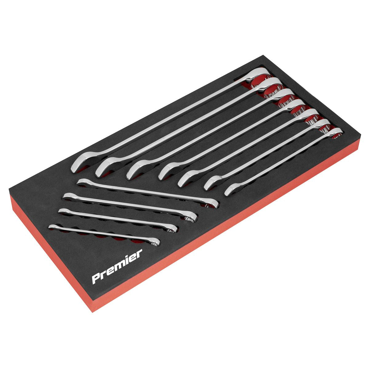 Sealey Premier Imperial Combination Spanner Set 11pc - Image 1