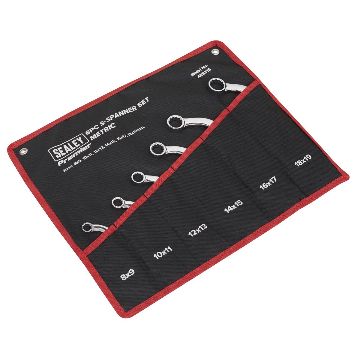 Sealey Premier S-Spanner Set 6pc - Image 4
