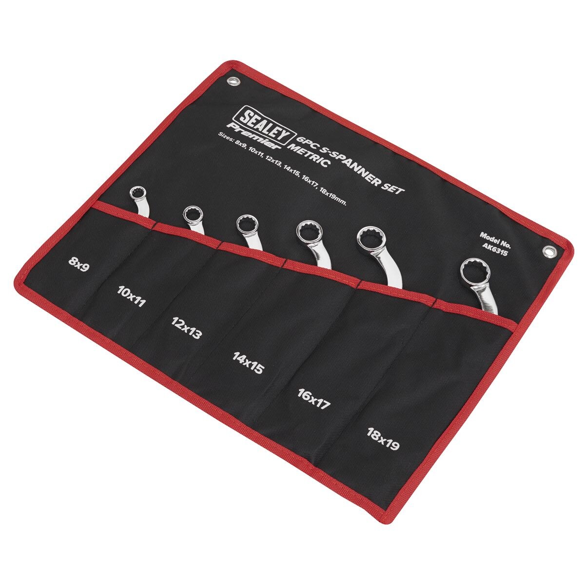 Sealey Premier S-Spanner Set 6pc - Image 5