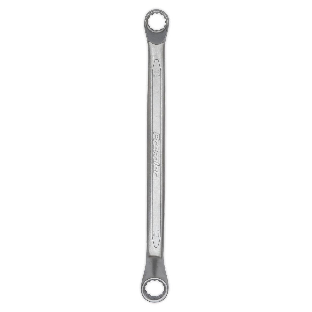 Sealey Premier Offset Double End Ring Spanner Set 8pc - Image 2