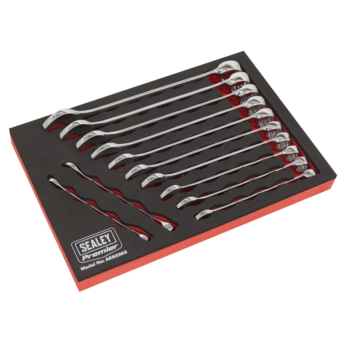 Sealey Premier Combination Spanner Set 12pc - Image 1