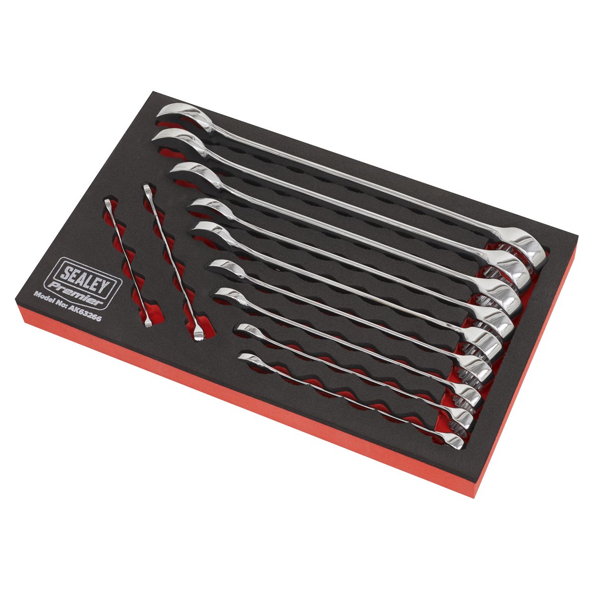 Sealey Premier Imperial Combination Spanner Set 11pc - Image 7