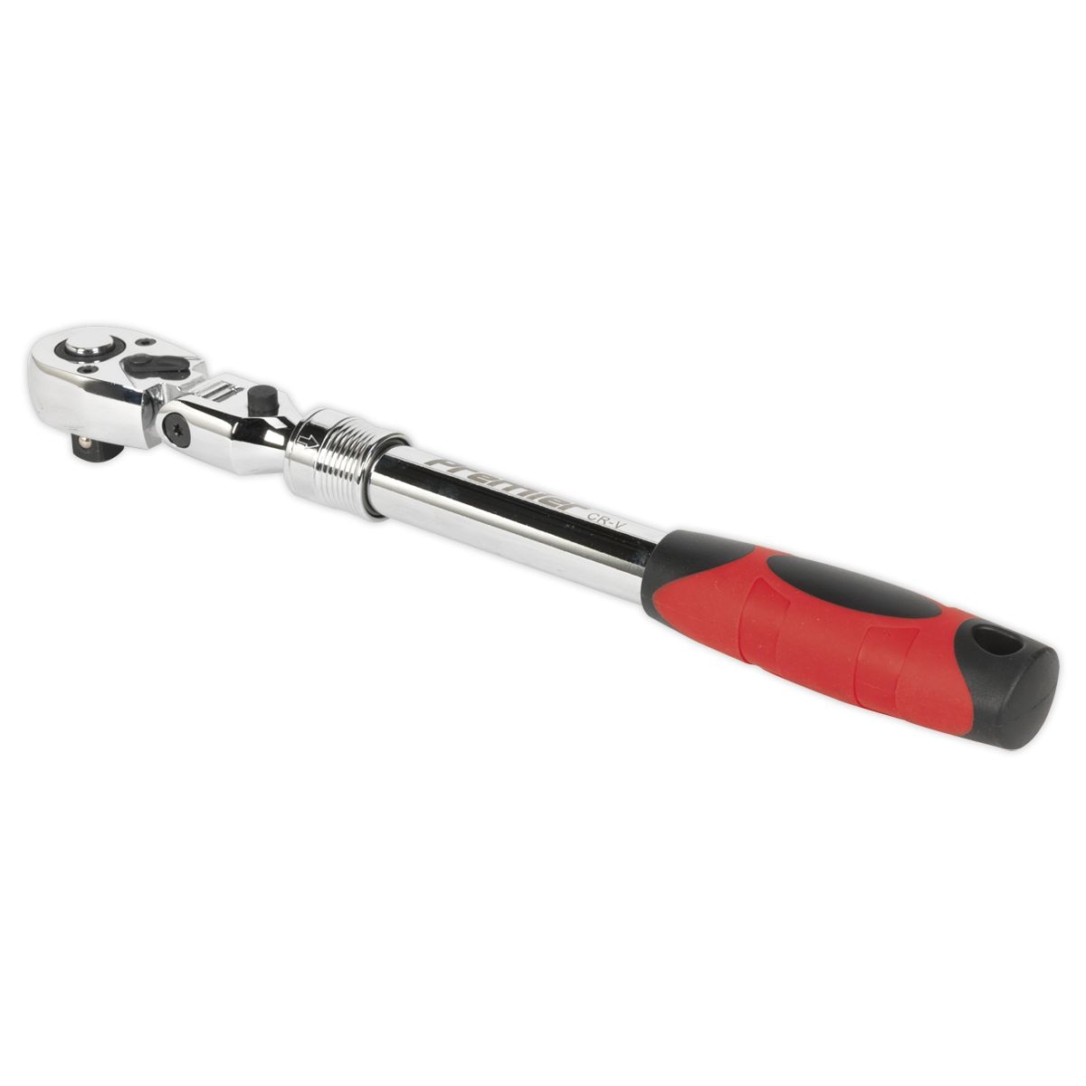 Sealey Premier Locking Flexi-Head Extendable Ratchet Wrench 1/2"Sq Drive - Image 1
