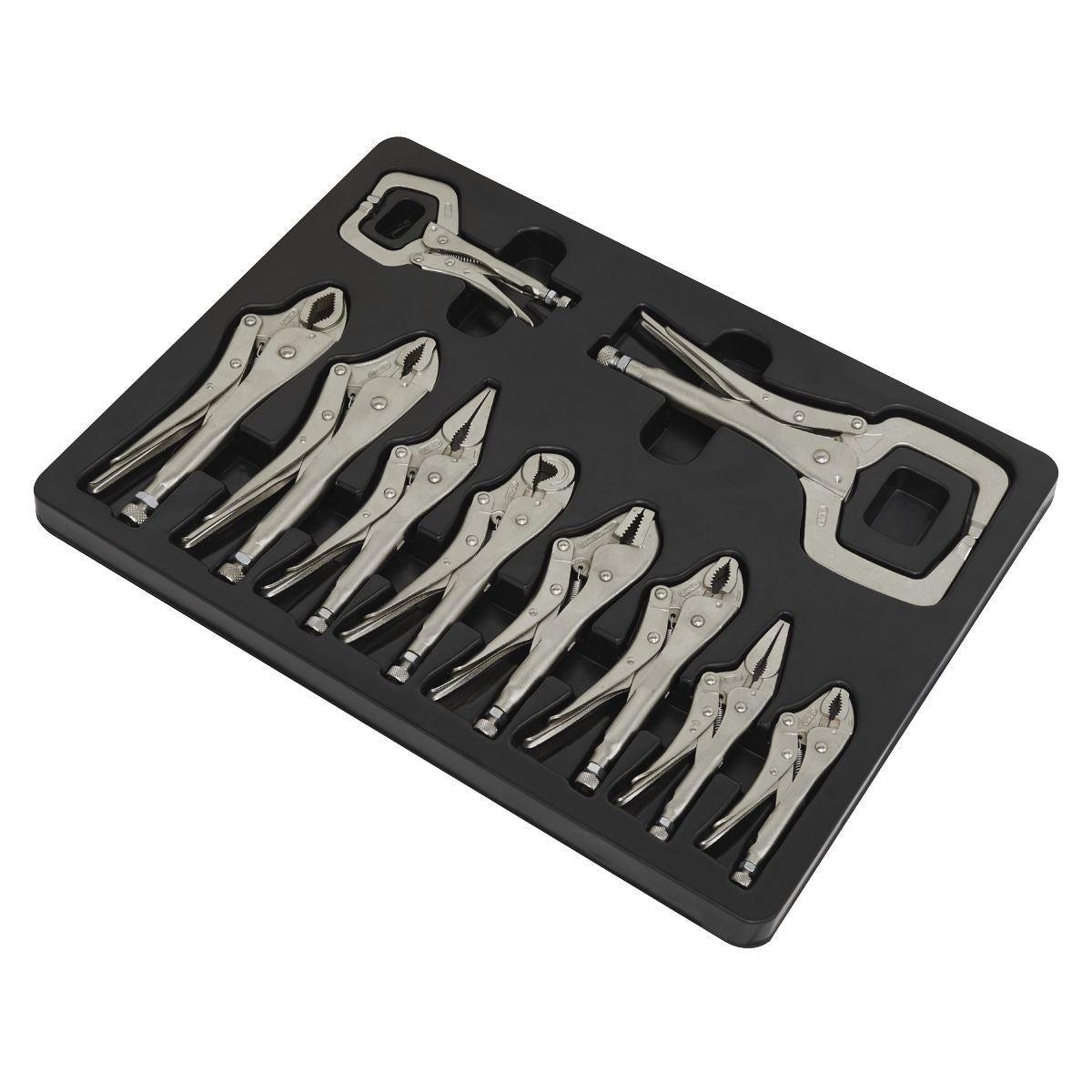 Sealey Premier Locking Pliers Set 10pc - Image 2