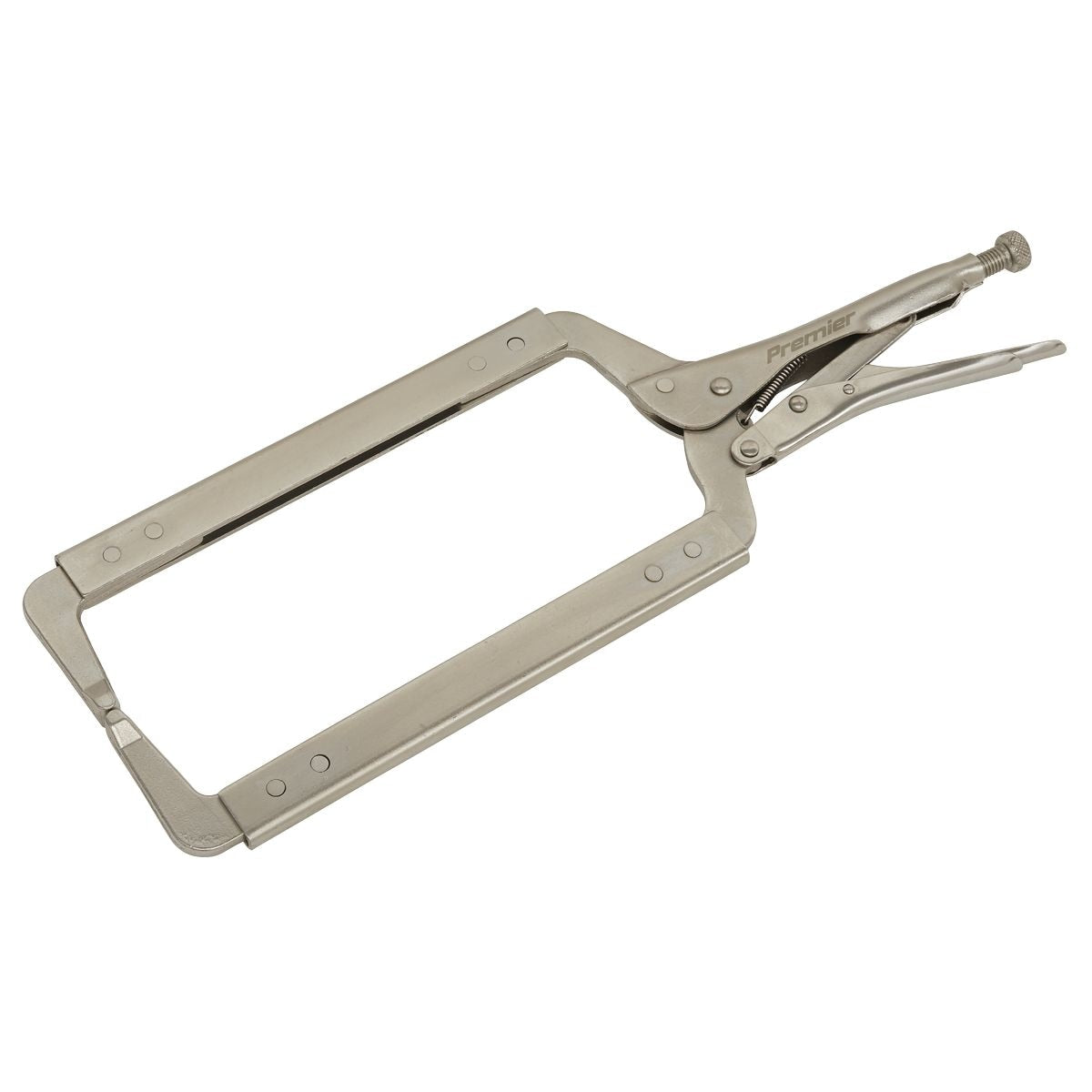 Sealey Premier Locking C-Clamp 455mm 0-160mm Capacity - Image 1