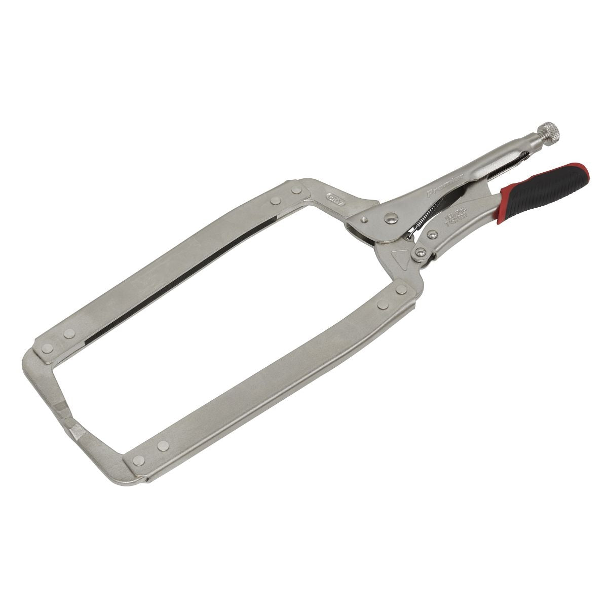 Sealey Premier Locking C-Clamp 455mm 0-160mm Capacity - Image 1