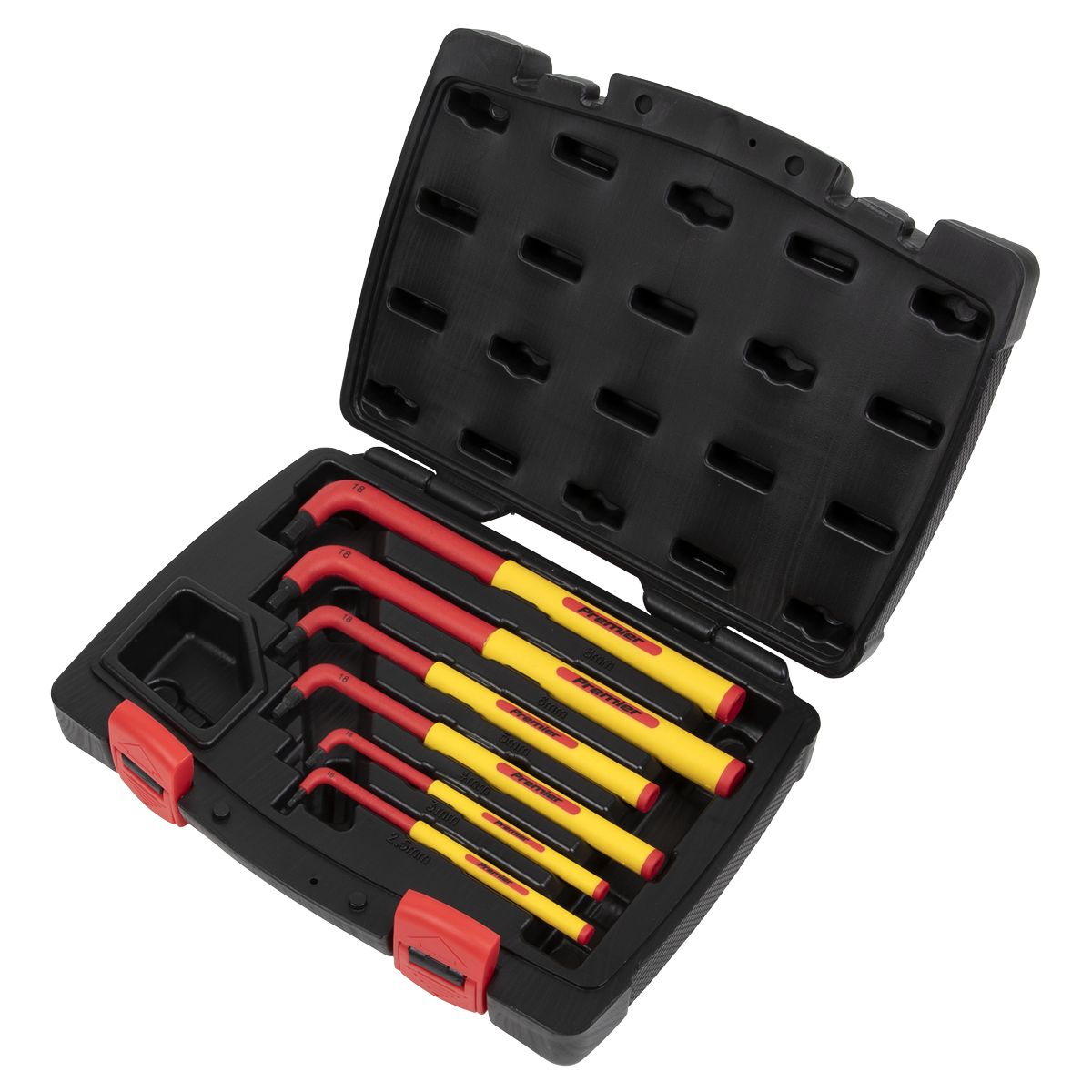 Sealey Premier Extra-Long Hex Key Set 6pc - VDE Approved - Image 3