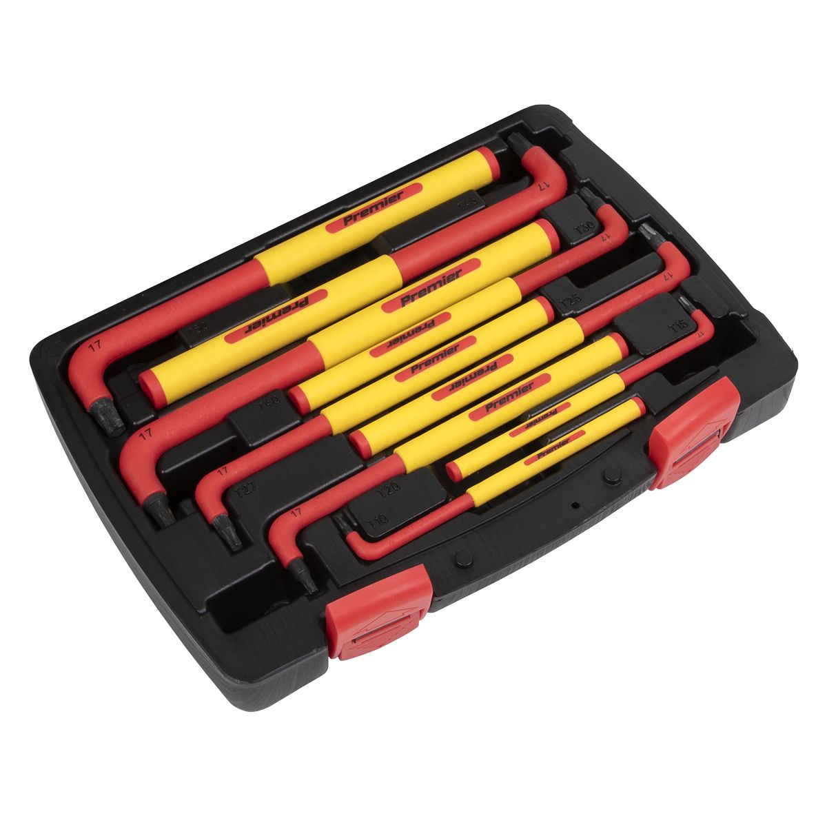 Sealey Premier Extra-Long TRX-Star* Key Set 9pc - VDE Approved - Image 2
