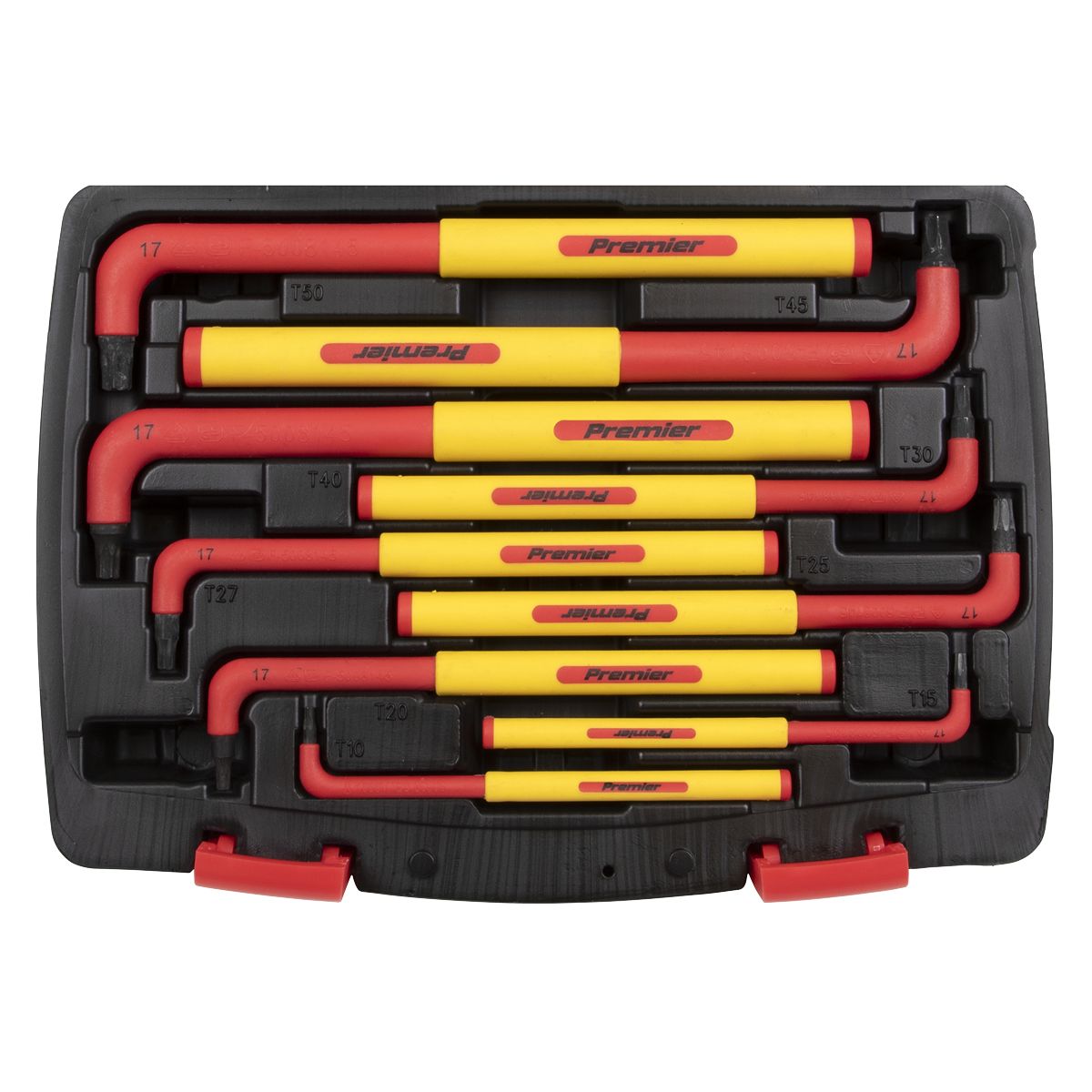 Sealey Premier Extra-Long TRX-Star* Key Set 9pc - VDE Approved - Image 8