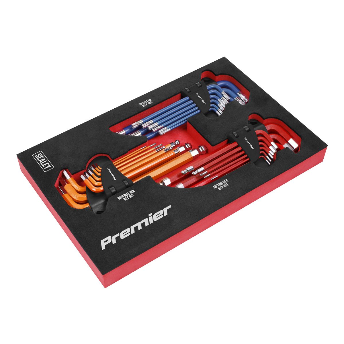 Sealey Premier Master Hex Key Set 27pc - Image 1