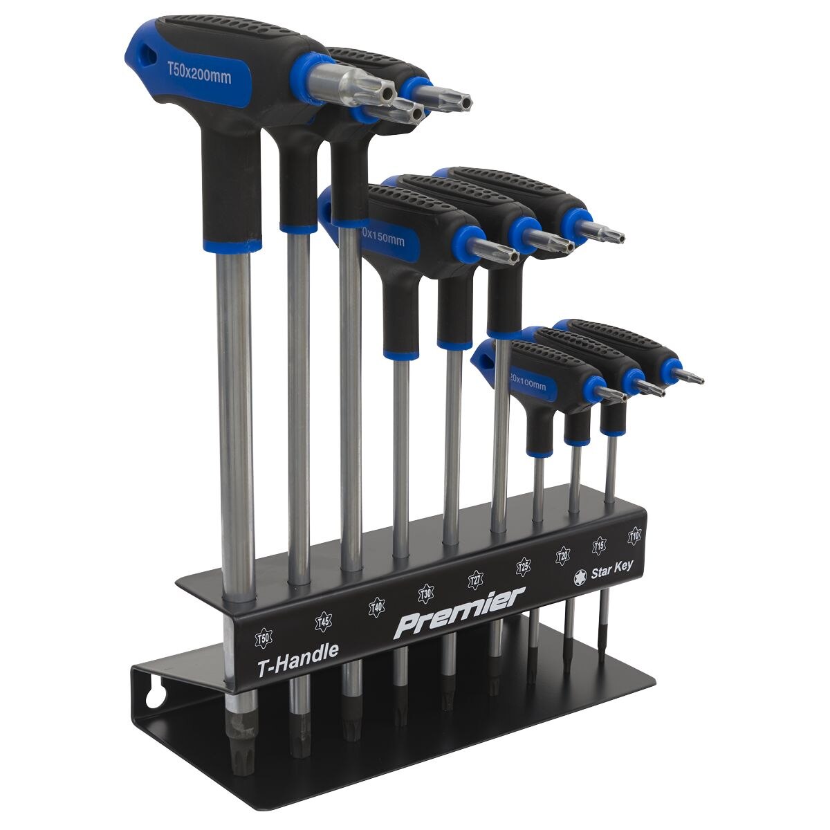 Sealey Premier T-Handle TRX-Star* Key Set 9pc - Image 2